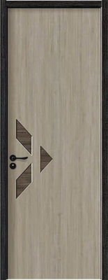 Pintu kayu interior ISO9001 45mm Aluminium Clad Wood Entry Doors