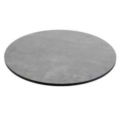 W1525mm Marble Laminate Table Top Untuk Toko, T10mm Round Laminate Table Top